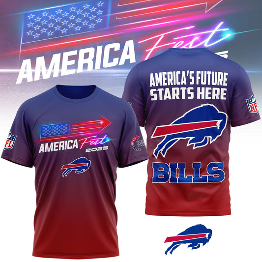 Buffalo Bills | Premium American Fest 2025 3D Shirt TD