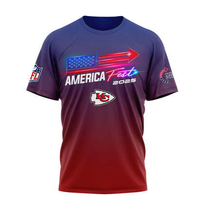 Kansas City Chiefs | Premium American Fest 2025 3D Shirt TD