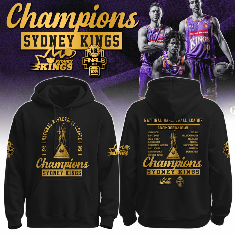 Sydney Kings Special Champions NBL 2026 Limited Edition Hoodie