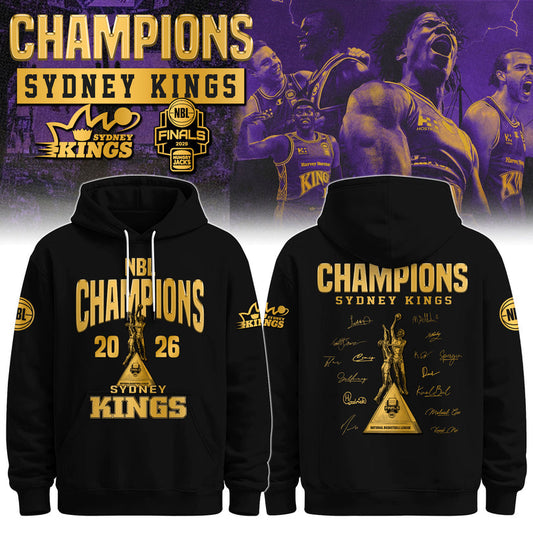 Sydney Kings Special Champions NBL 2026 Limited Edition Hoodie