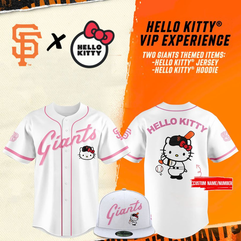 San Francisco Giants x 2025 Hello Kitty Night Jersey