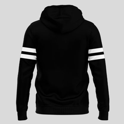 Special New Alternate Dark Mode Helmet Logo Hoodie In Black