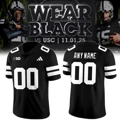 Men's Nebraska Football 2025 "Blackout" Jersey