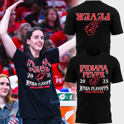 2025 Special Edition Indiana Fever Caitlin Clark Playoff T-Shirt