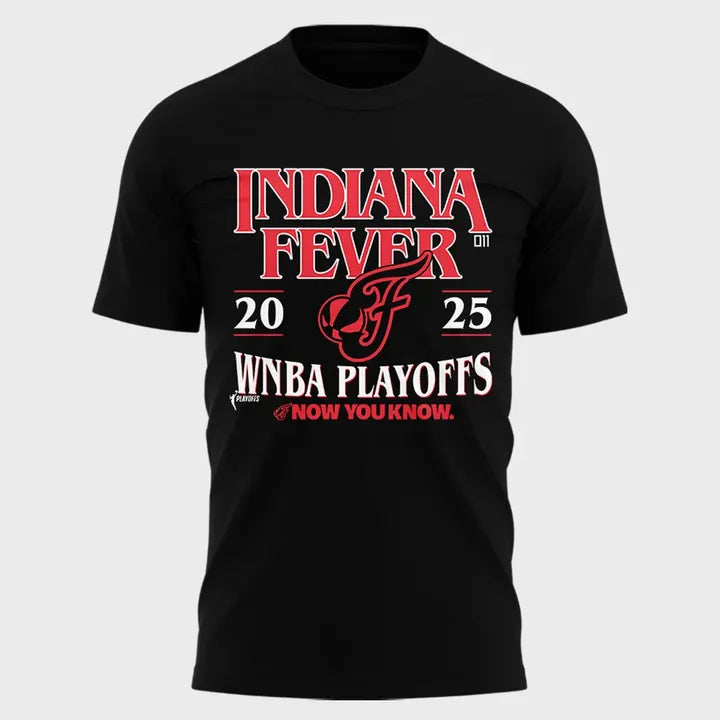 2025 Limited Edition Indiana Fever Caitlin Clark ” Shoutout The Fans ” Playoff T-Shirt