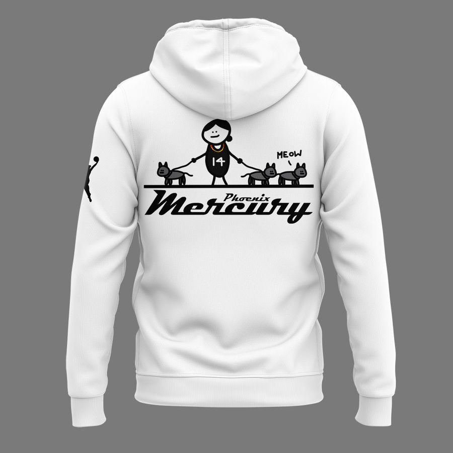 Limited edition 2025 hoodie " THE PHOENIX MERCURY ARE FINALS BOUND " for fans.