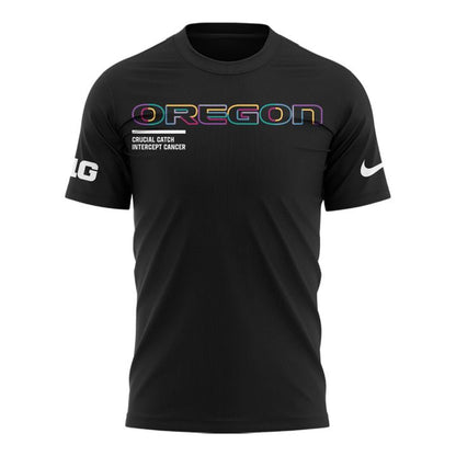 Oregon Ducks Football 2025 Crucial Catch T-shirt