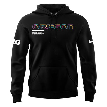 Oregon Ducks Football 2025 Crucial Catch Hoodie