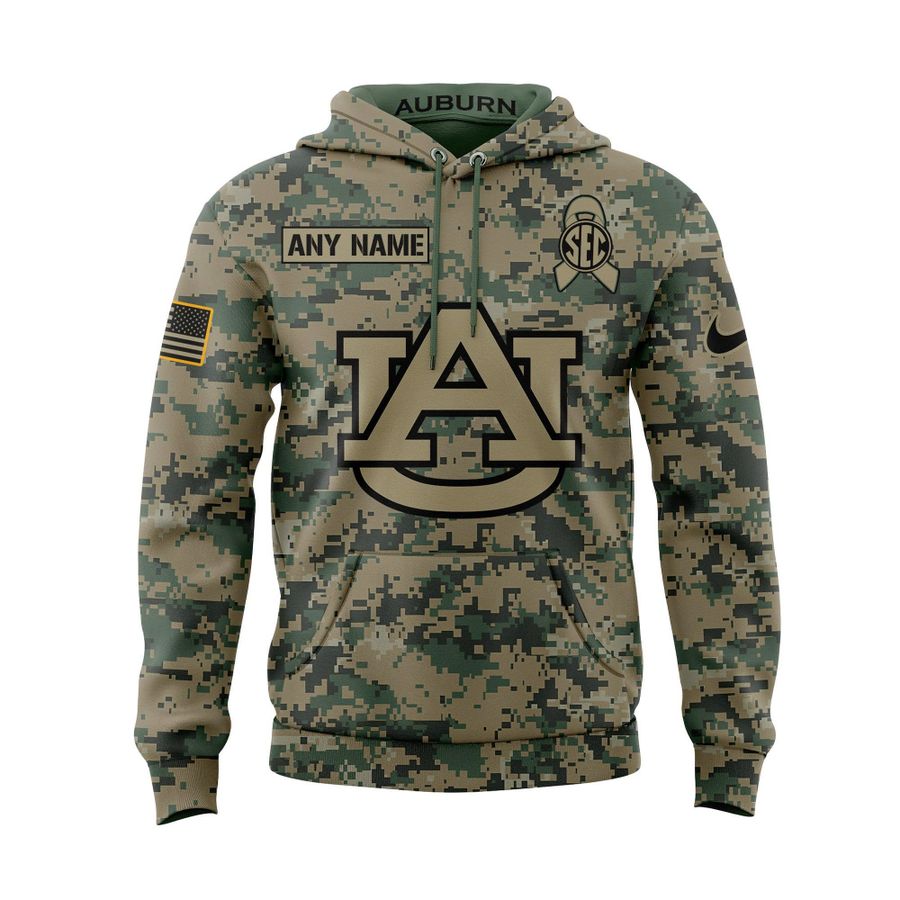 Auburn Football '' Salute to Service '' 2025 Special Hoodie(Custom)