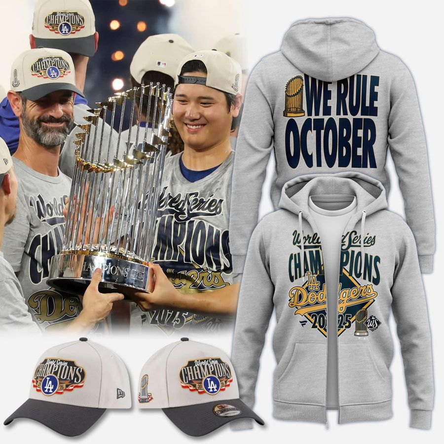 2025 World Series Champions Locker Room Zip Hoodie