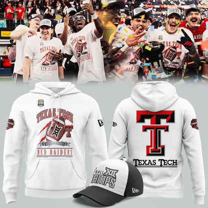 Texas Tech Football 2025 Big 12 Championship New Hoodie