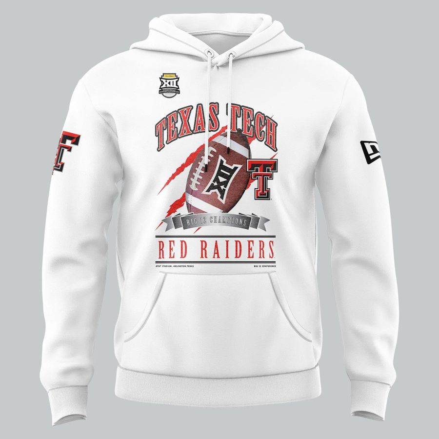 Texas Tech Football 2025 Big 12 Championship New Hoodie