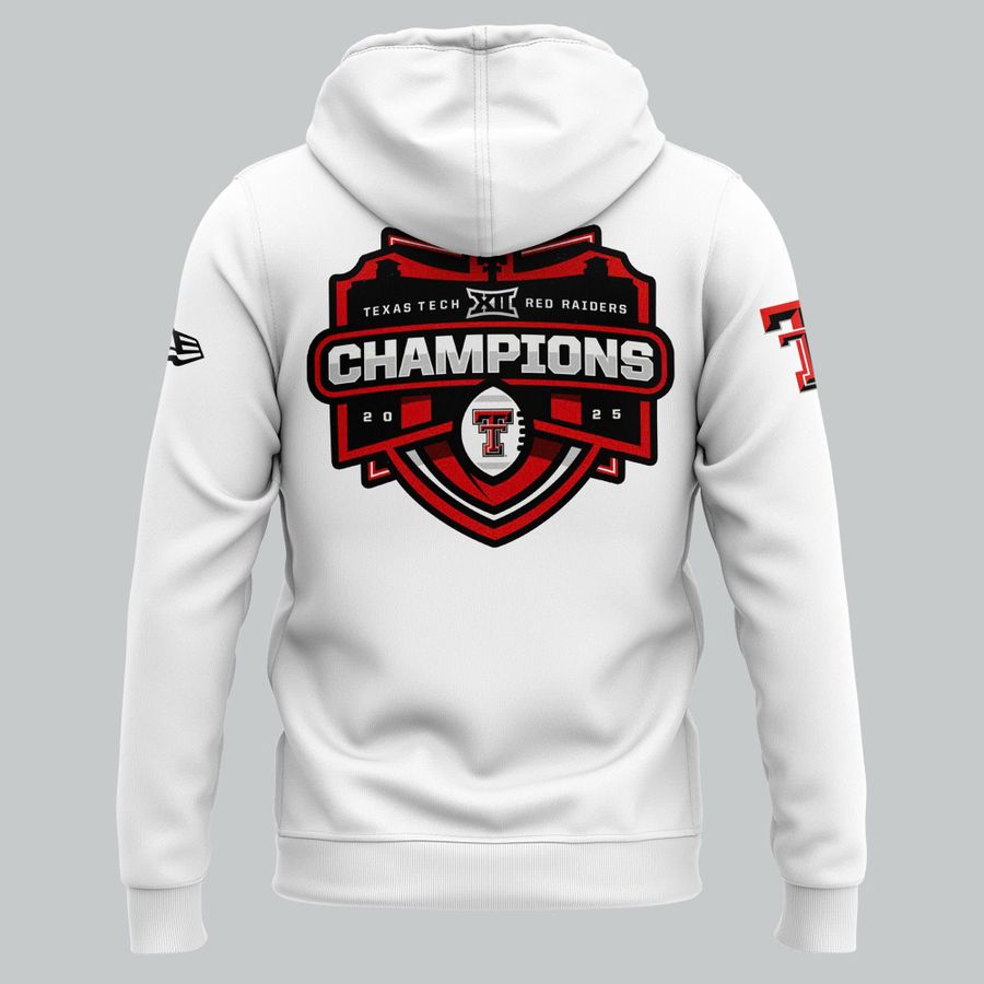 Texas Tech Football 2025 Big 12 Championship New Hoodie