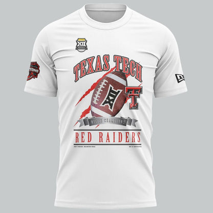 Texas Tech Football 2025 Big 12 Championship T-shirt