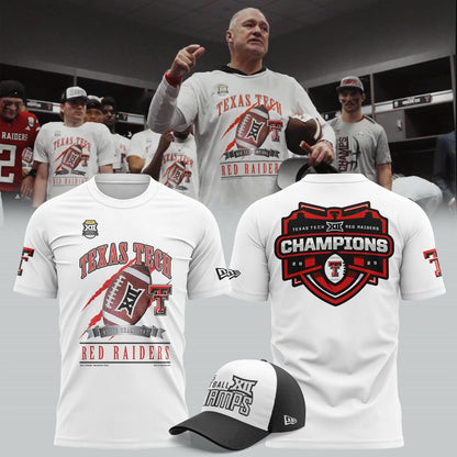 Texas Tech Football 2025 Big 12 Championship T-shirt