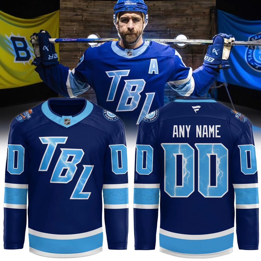 TB Lightning 2026 Stadium Series Custom Premium Jersey