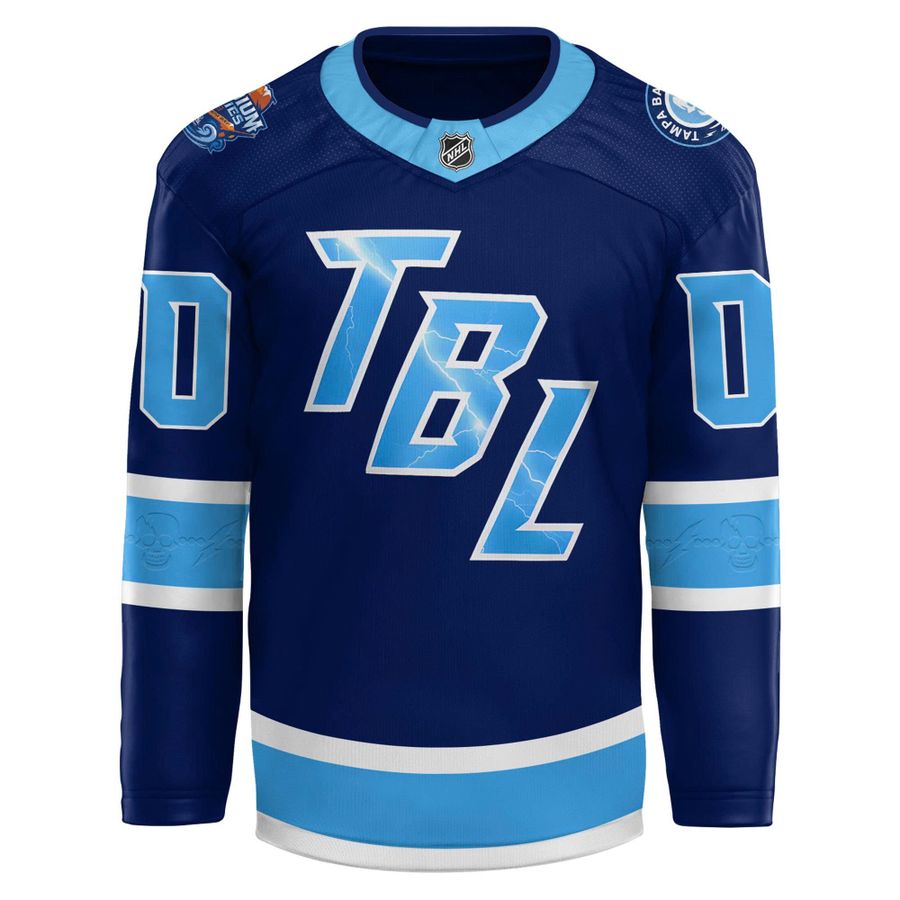TB Lightning 2026 Stadium Series Custom Premium Jersey