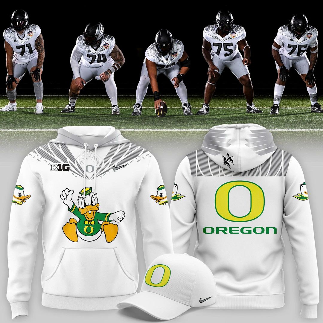 Oregon Football Quarterfinals Uniform Combo Hoodie 2025