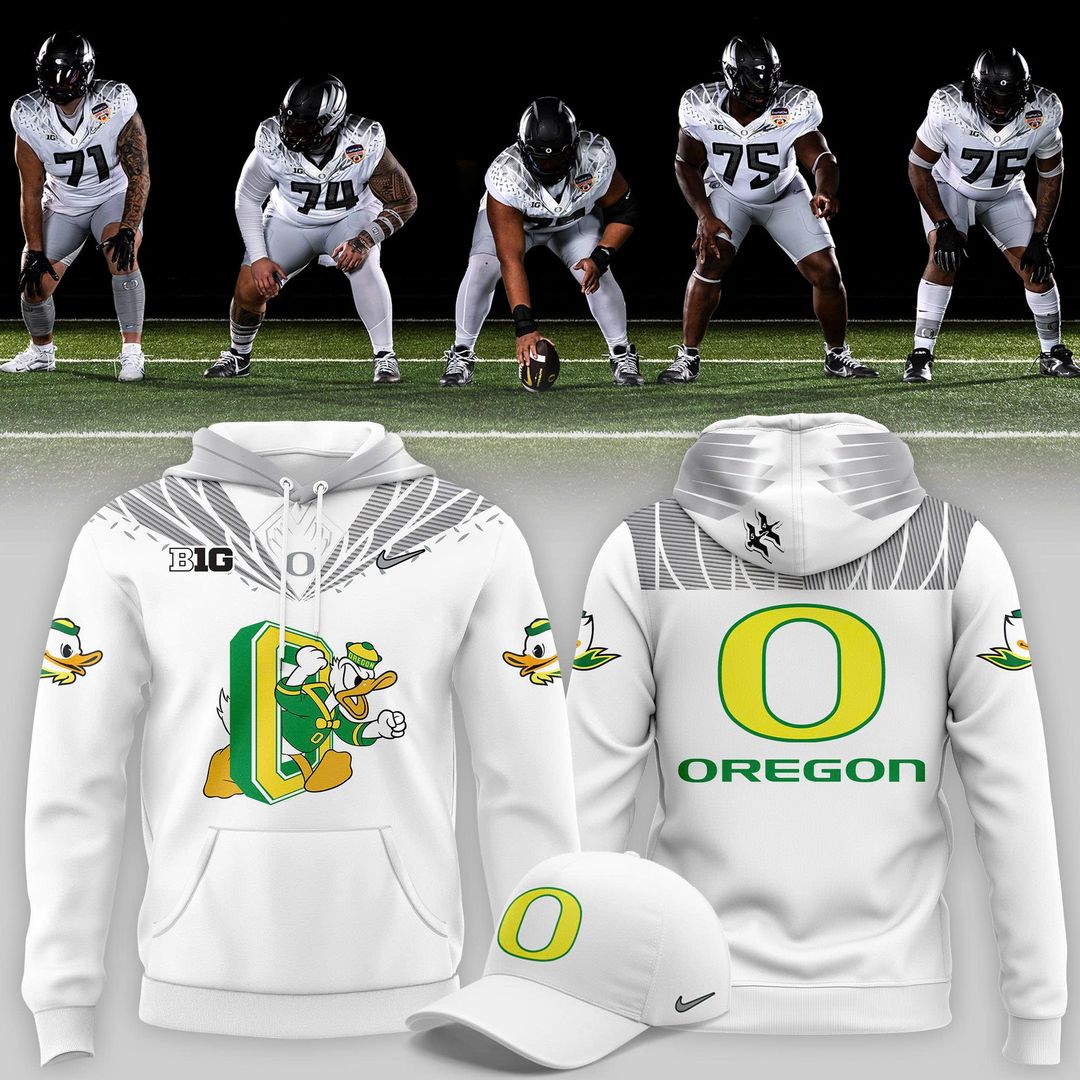 Oregon Football Quarterfinals Uniform Combo Hoodie 2025
