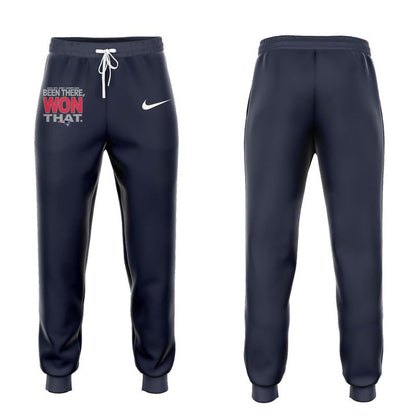 Official New England Patriots 2025 AFC East Division Champions "Been There Won That" Sweatshirt - Silver (Updated Version)