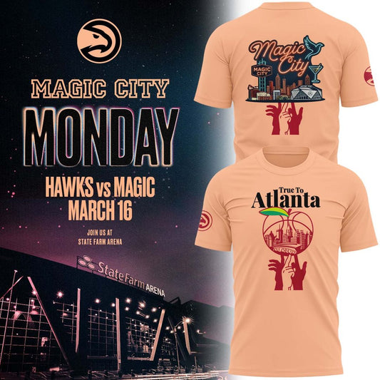 Atlanta Hawks 2026 Magic City True To Atlanta T-Shirt