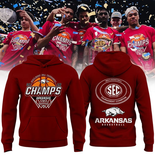 Arkansas Razorbacks Men's Basketball 2026 SEC Tournament Champions