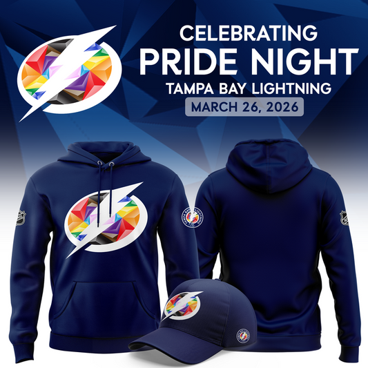 Tampa Bay Lightning Pride Night 2026 Hoodie – Navy