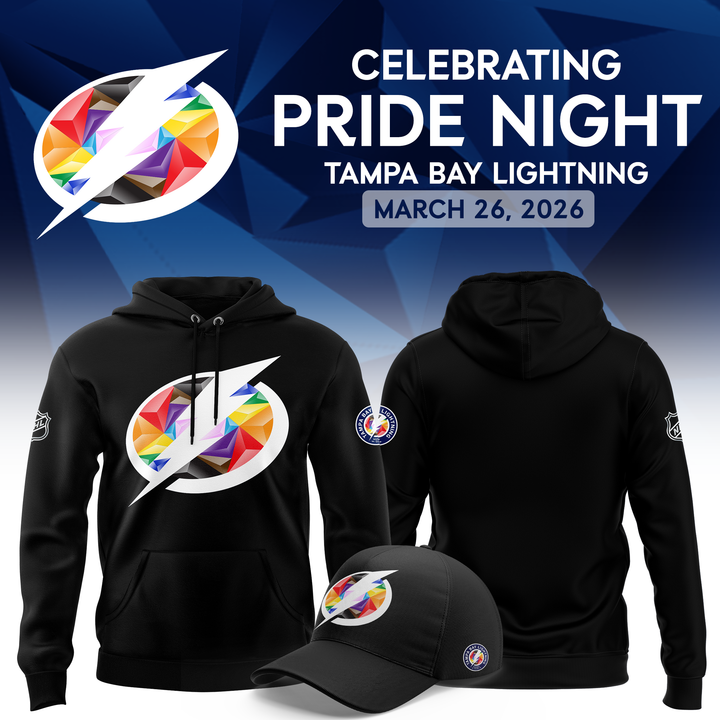 Tampa Bay Lightning Pride Night 2026 Hoodie – Black