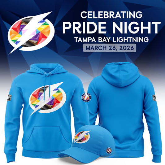 Tampa Bay Lightning Pride Night 2026 Hoodie – Blue
