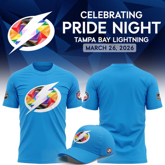 Tampa Bay Lightning Pride Night 2026 Tee – Blue