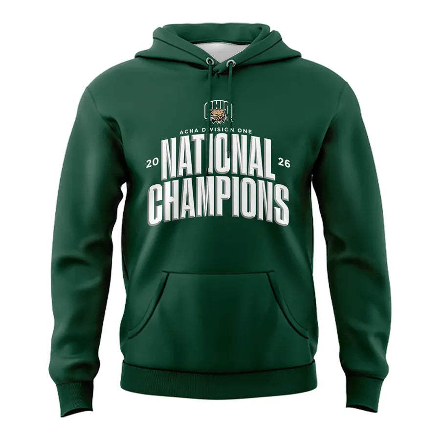 Ohio Bobcats men's ice hockey National Champions Hoodie