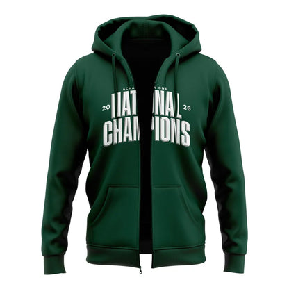 Ohio Bobcats men's ice hockey National Champions Zip Hoodie