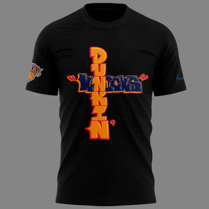 Limited Edition New York Knicks x Dunkin’ Black Tshirt 2026