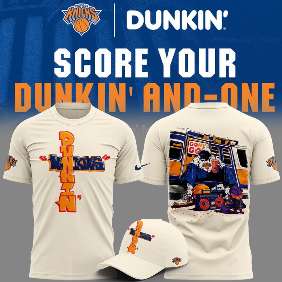 Limited Edition New York Knicks x Dunkin’ Tshirt 2026