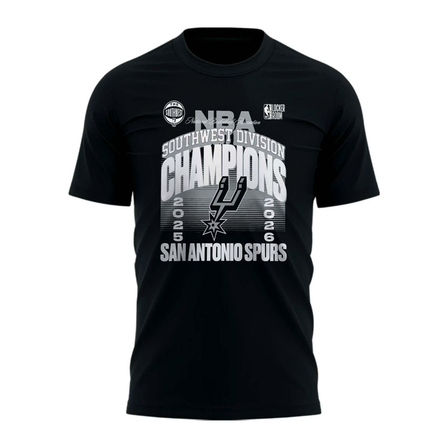 Special 2026 Southwest Division Champions San Antonio Spurs T-Shirt