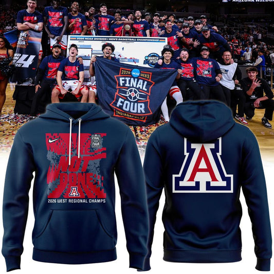 Arizona Wildcats Mens Basketball 2026 Final Four Navy Hoodie