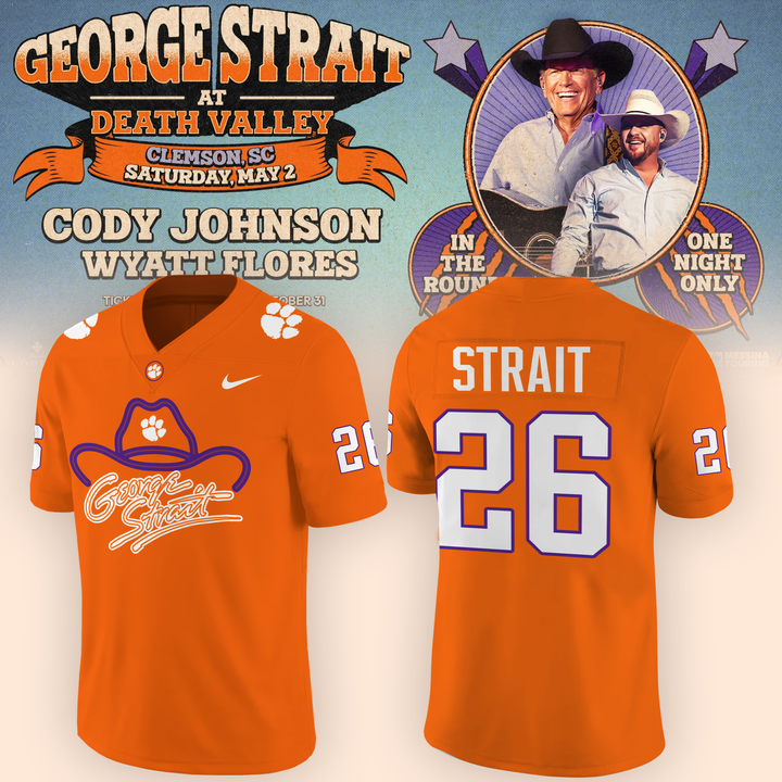 VIP.Limited edition George Strait tour Memorial Stadium 2026 Football ...