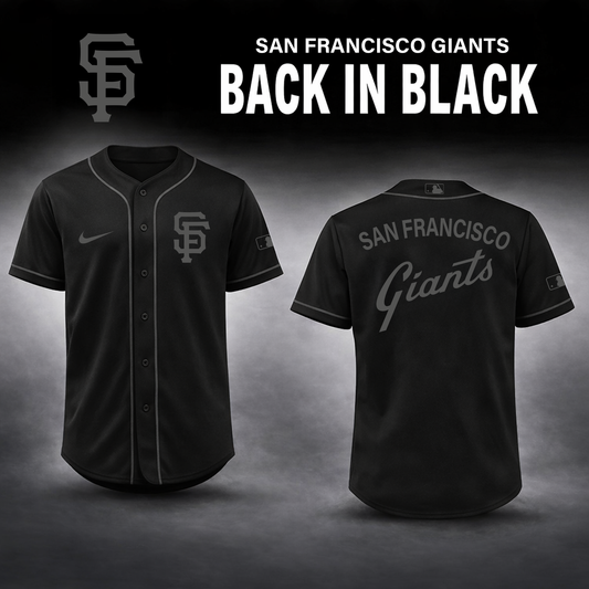 San Francisco Giants 2026 Back In Black Limited Edition Baseball Jersey