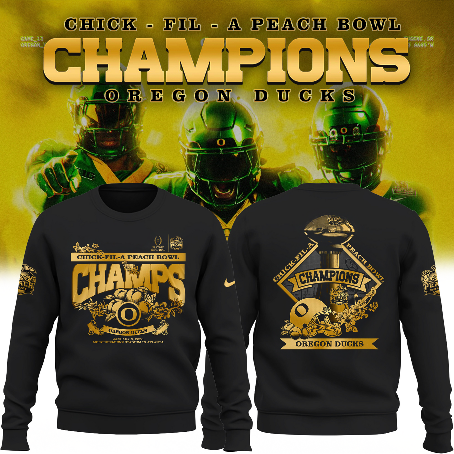 Oregon Ducks -  CHICK-FIL-A PEACH BOWL