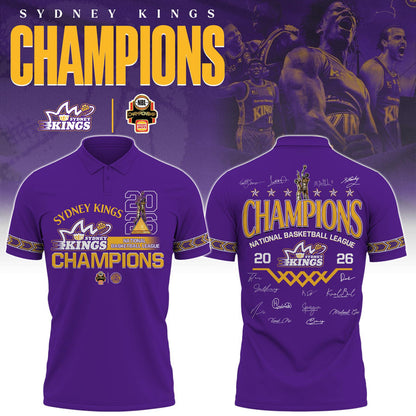 Sydney Kings Champions NBL 2026 Polo Limited Edition