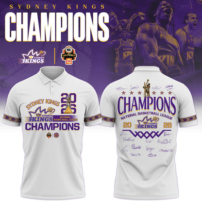 Sydney Kings Champions NBL 2026 Polo Limited Edition