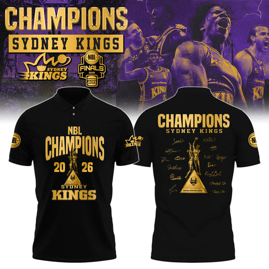 Sydney Kings Champions NBL 2026 Polo Limited Edition