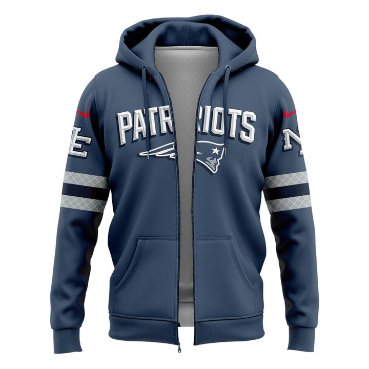 Special Edition New England Patriots zip hoodie 𝙍𝙞𝙫𝙖𝙡𝙧𝙞𝙚𝙨. For fans in 2025