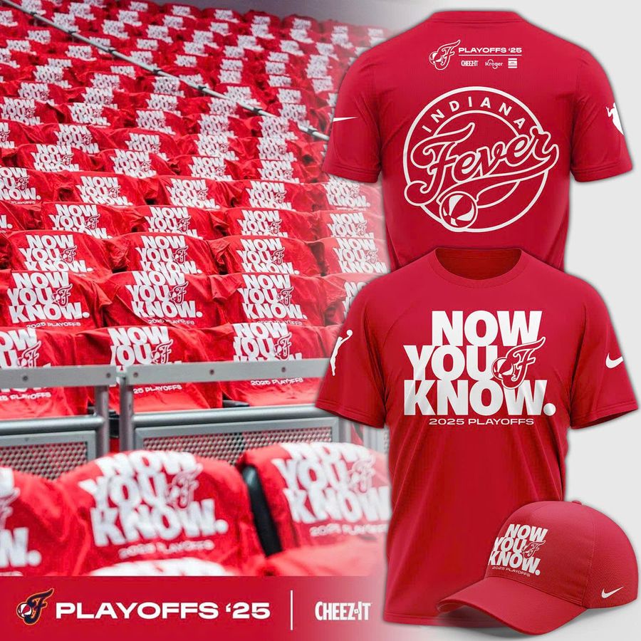 Fever Now You Know 2025 Playoffs Shirt