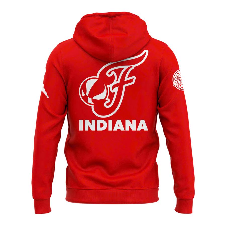 Indiana Fever Now You Know 2025 Playoff Red Hoodie
