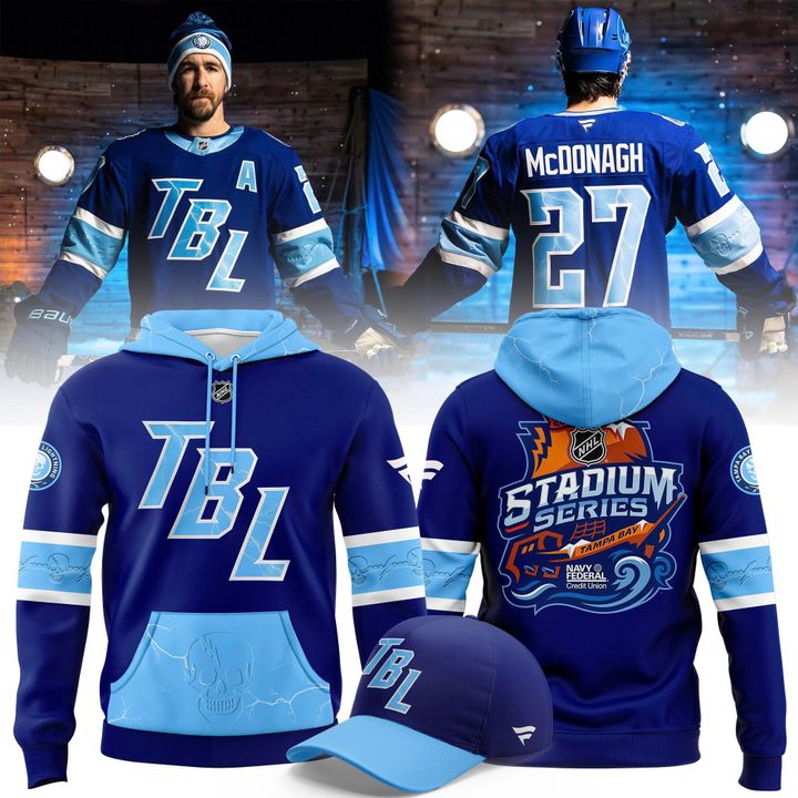 Men's Tampa Bay Lightning 2026 NHL Stadium Series Blue Limited Hoodie