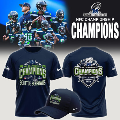 S.Seahawks 2025 NFC Conference Champions Limited Hoodie