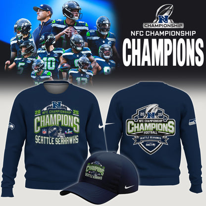 S.Seahawks 2025 NFC Conference Champions Limited Sweatshirt