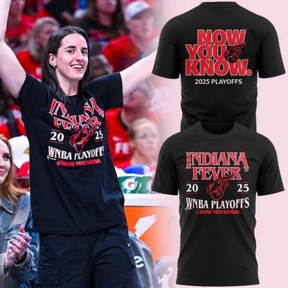 Special New Edition Indiana Fever WNBA Playoff T-Shirt 2025