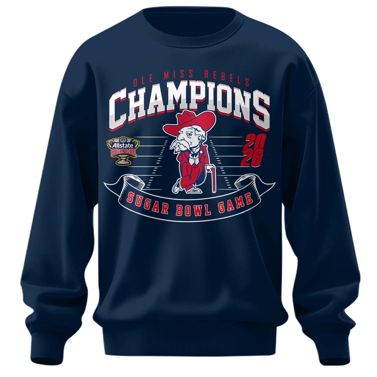 Ole Miss Rebels – Sugar Bowl Champions Sweatshirt